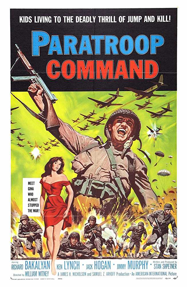 War Movie : Paratroop Command -(1959) ( Full Film )