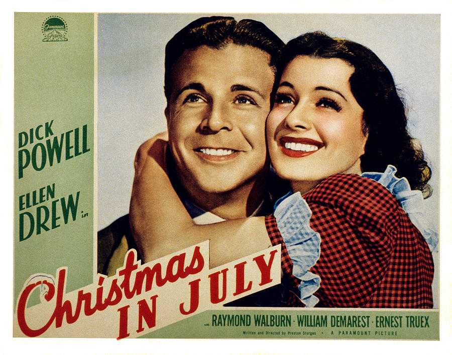Classic Old Movie : Christmas In July 1940