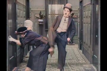 A Night Out (1915) – Charlie Chaplin & Ben Turpin | Edna Purviance’s First Film | Colorized